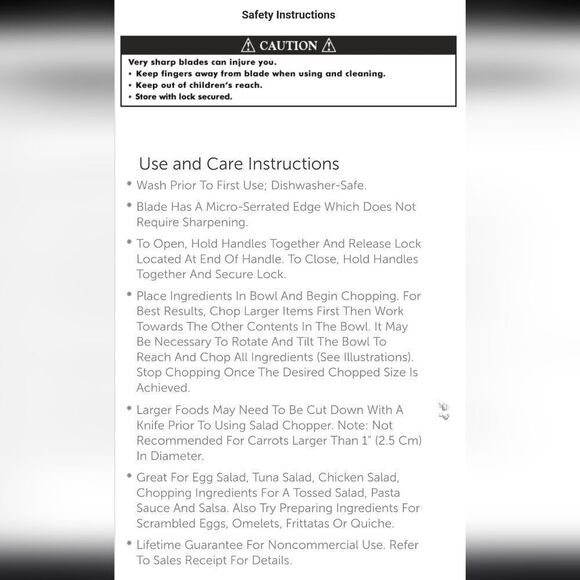 Pampered Chef Salad Chopper Scissors - Picture 14 of 15